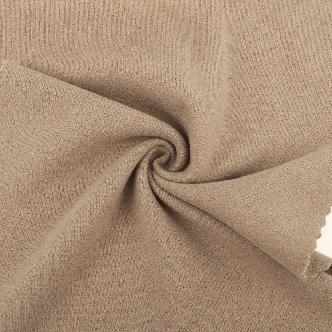 China Fabric for Lingerie,Loungewear,Long Sleeve Base Layer Top Ponte Roma Knit Fabric Polyester Rayon Spandex Camel color buy from China wholesaler bulk order at wholesale price free worldwide shipping Alibaba