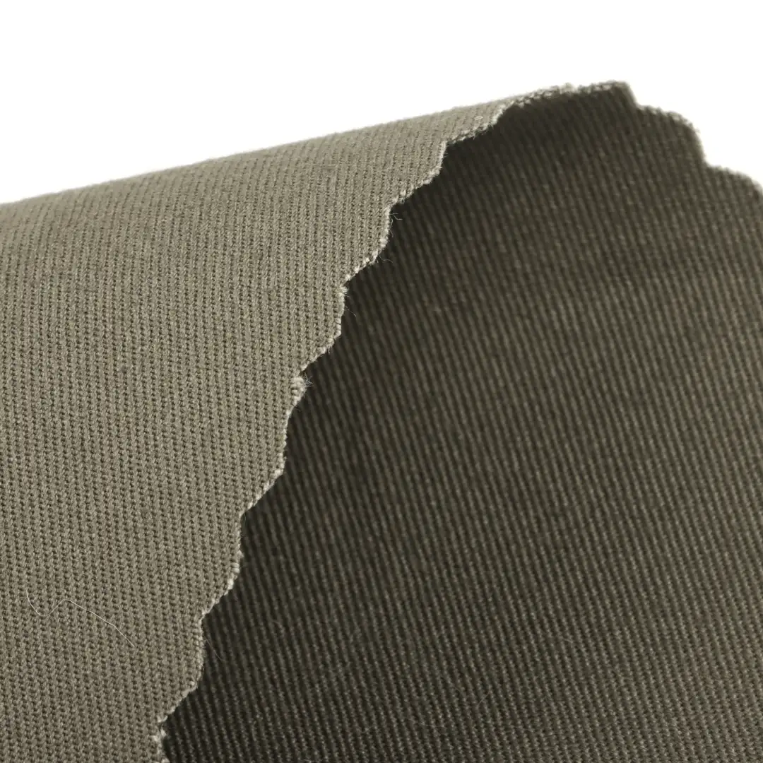 China Fabric for Pants,Jackets,Skirt,Trench Coat Cotton Twill Natural Woven Fabric Cotton Olive color buy from China wholesaler bulk order at wholesale price free worldwide shipping Alibaba