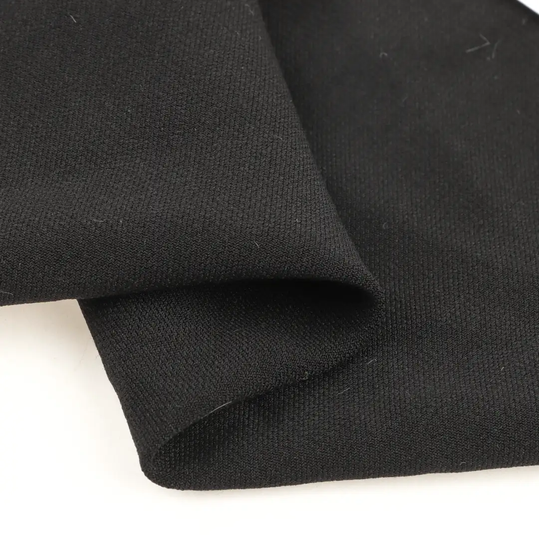 China Fabric for Pants,Polo Shirt,Skirt Twill Synthetic Woven Fabric Polyester black color buy from China wholesaler bulk order at wholesale price free worldwide shipping Alibaba