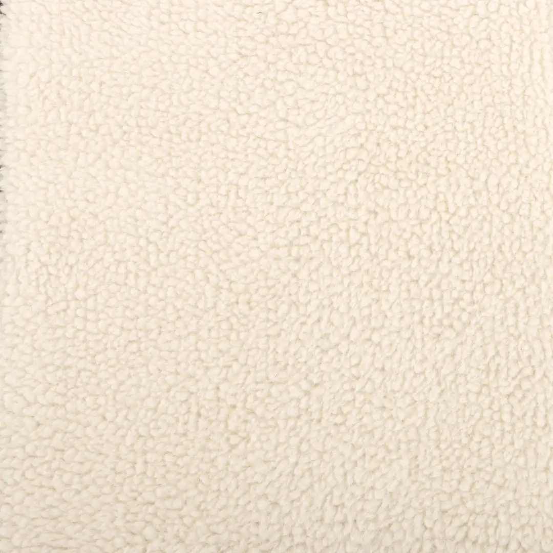 China Fabric for Jackets,Overcoat Sherpa Knit Fabric Polyester cream color buy from China wholesaler bulk order at wholesale price free worldwide shipping Alibaba