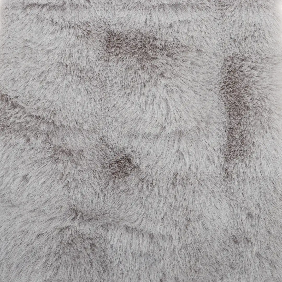China Fabric for Jackets,Overcoat Fake Fur Knit Fabric Polyester grey color buy from China wholesaler bulk order at wholesale price free worldwide shipping Alibaba