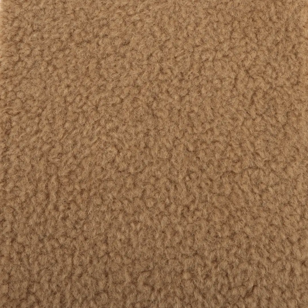 China Fabric for Jackets,Overcoat Sherpa Knit Fabric Polyester Camel color buy from China wholesaler bulk order at wholesale price free worldwide shipping Alibaba