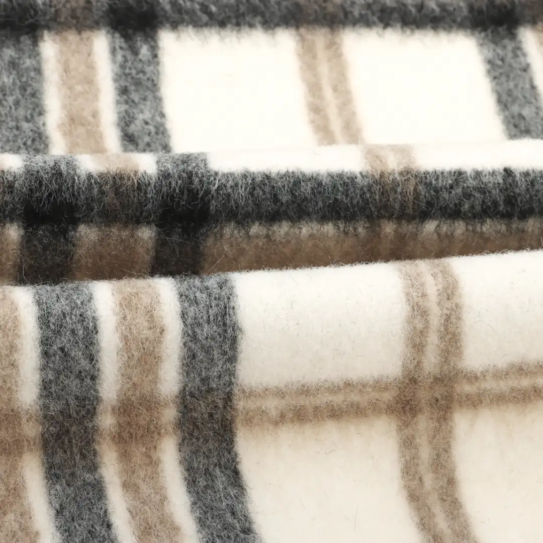 China Fabric for Blazer,Overcoat Woolen Tweed Woolen Polyester check color buy from China wholesaler bulk order at wholesale price free worldwide shipping Alibaba