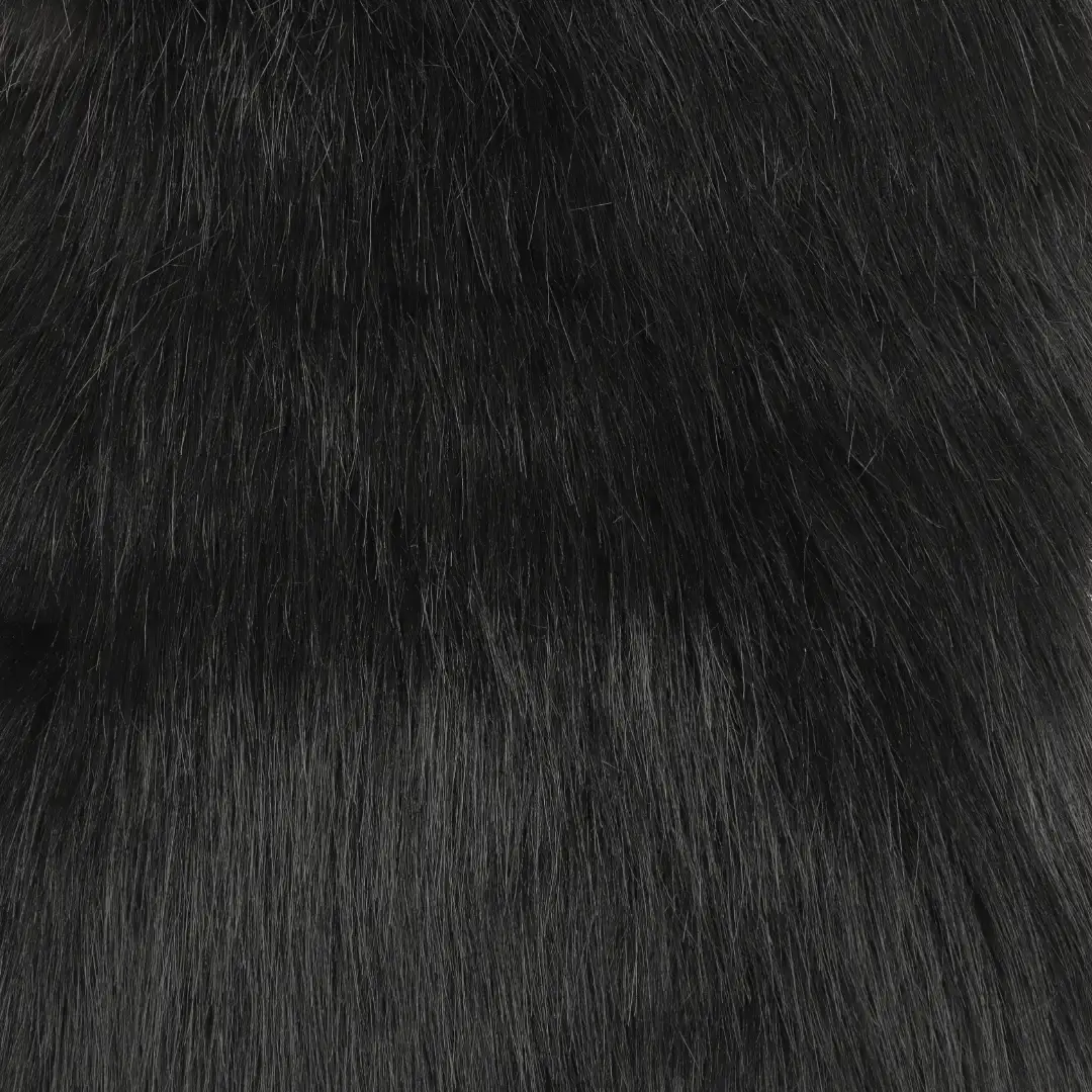 China Fabric for Jackets,Hoodie,Overcoat Fake Fur Knit Fabric Polyester Acrylic black color buy from China wholesaler bulk order at wholesale price free worldwide shipping Alibaba