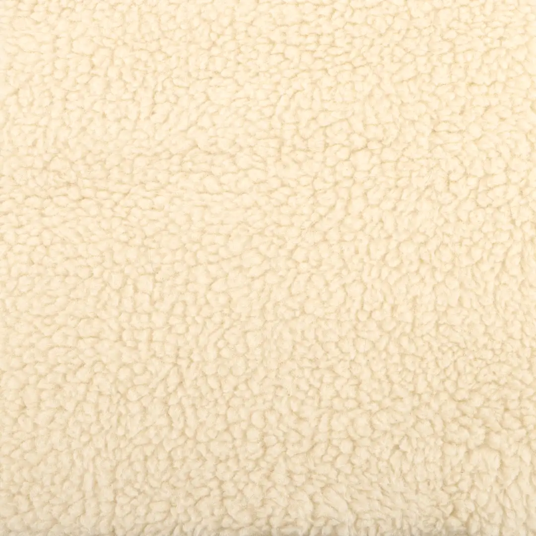 China Fabric for Jackets,Overcoat Sherpa Knit Fabric Polyester cream color buy from China wholesaler bulk order at wholesale price free worldwide shipping Alibaba