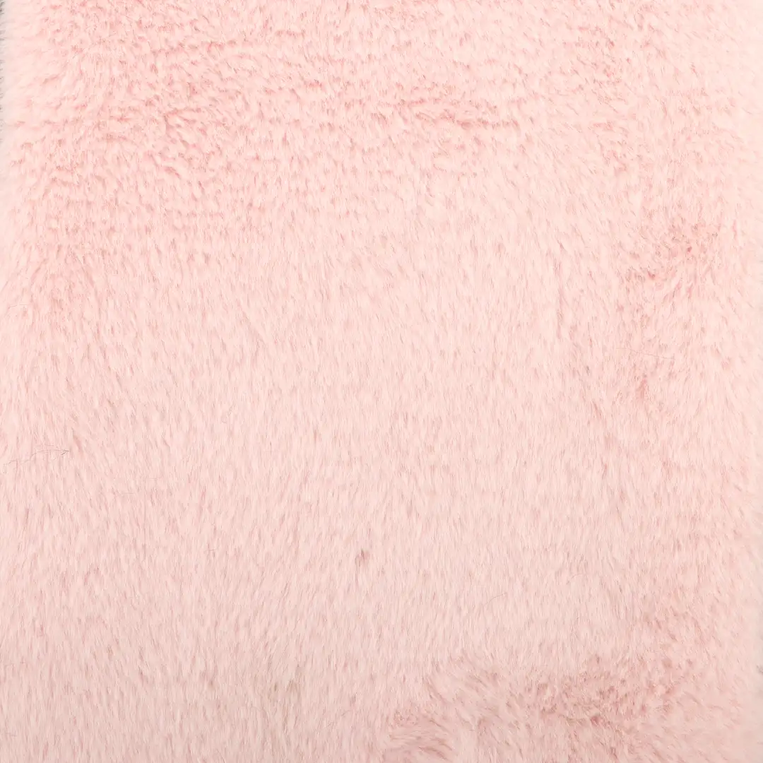 China Fabric for Jackets,Overcoat Fake Fur Knit Fabric Polyester pink color buy from China wholesaler bulk order at wholesale price free worldwide shipping Alibaba