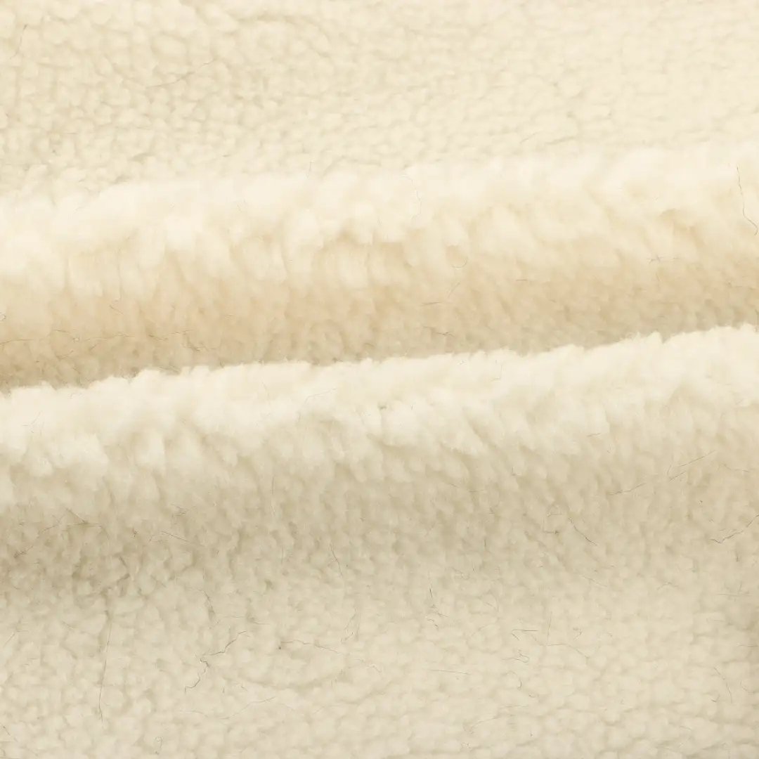 China Fabric for Jackets,Overcoat Sherpa Knit Fabric Polyester white color buy from China wholesaler bulk order at wholesale price free worldwide shipping Alibaba