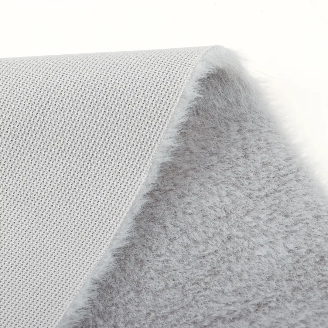 China Fabric for Jackets,Overcoat Fleece Knit Fabric Polyester grey color buy from China wholesaler bulk order at wholesale price free worldwide shipping Alibaba