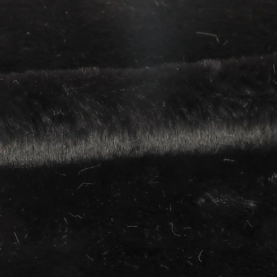 China Fabric for Jackets,Overcoat Fake Fur Knit Fabric Polyester black color buy from China wholesaler bulk order at wholesale price free worldwide shipping Alibaba
