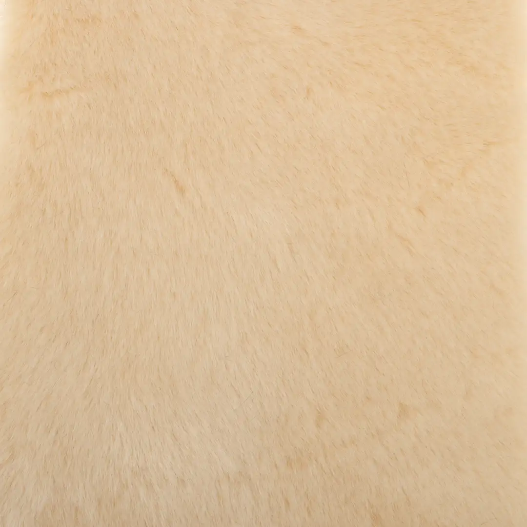 China Fabric for Jackets,Overcoat Fake Fur Knit Fabric Polyester Beige color buy from China wholesaler bulk order at wholesale price free worldwide shipping Alibaba
