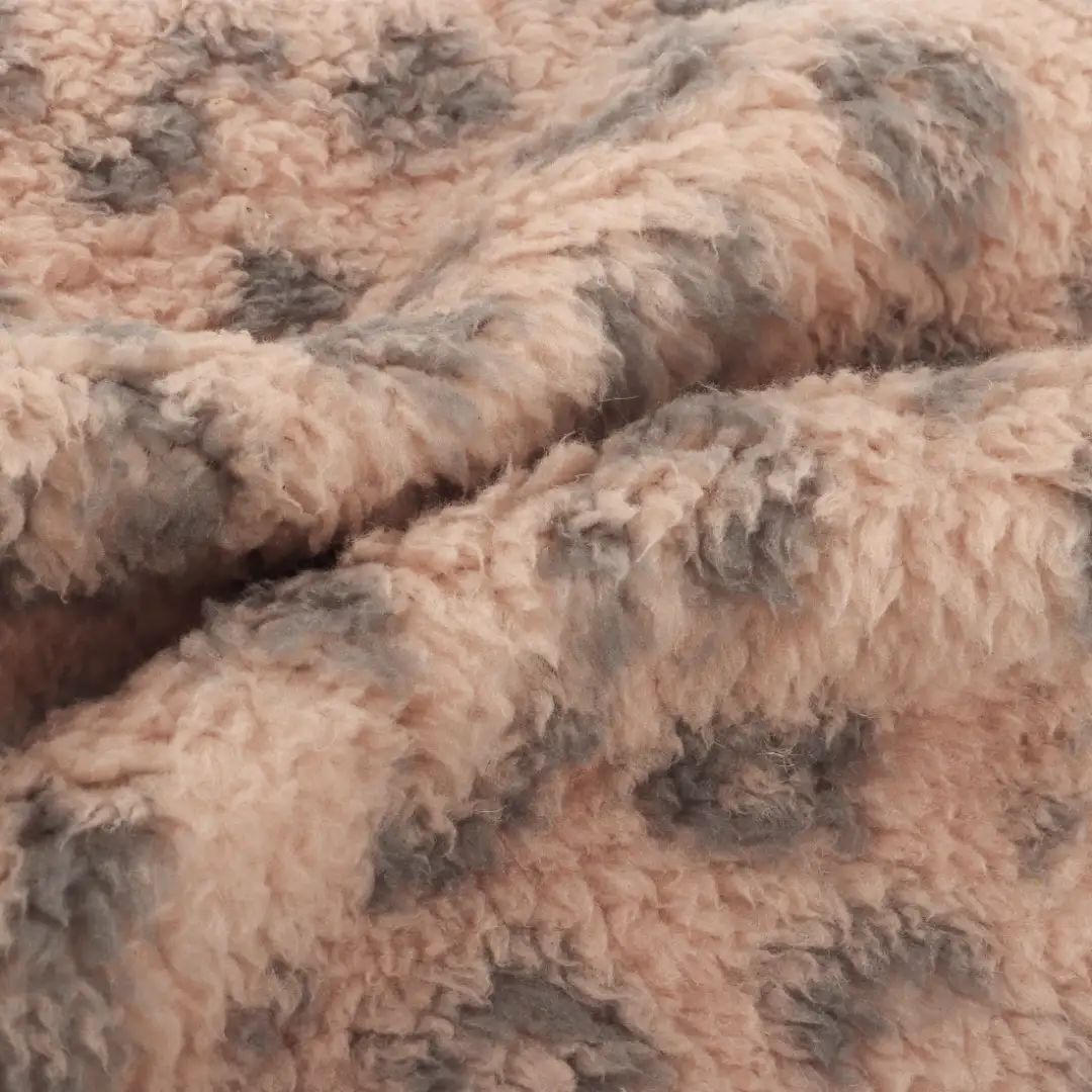 China Fabric for Overcoat,Loungewear Double-side fleece Knit Fabric Polyester printing color buy from China wholesaler bulk order at wholesale price free worldwide shipping Alibaba