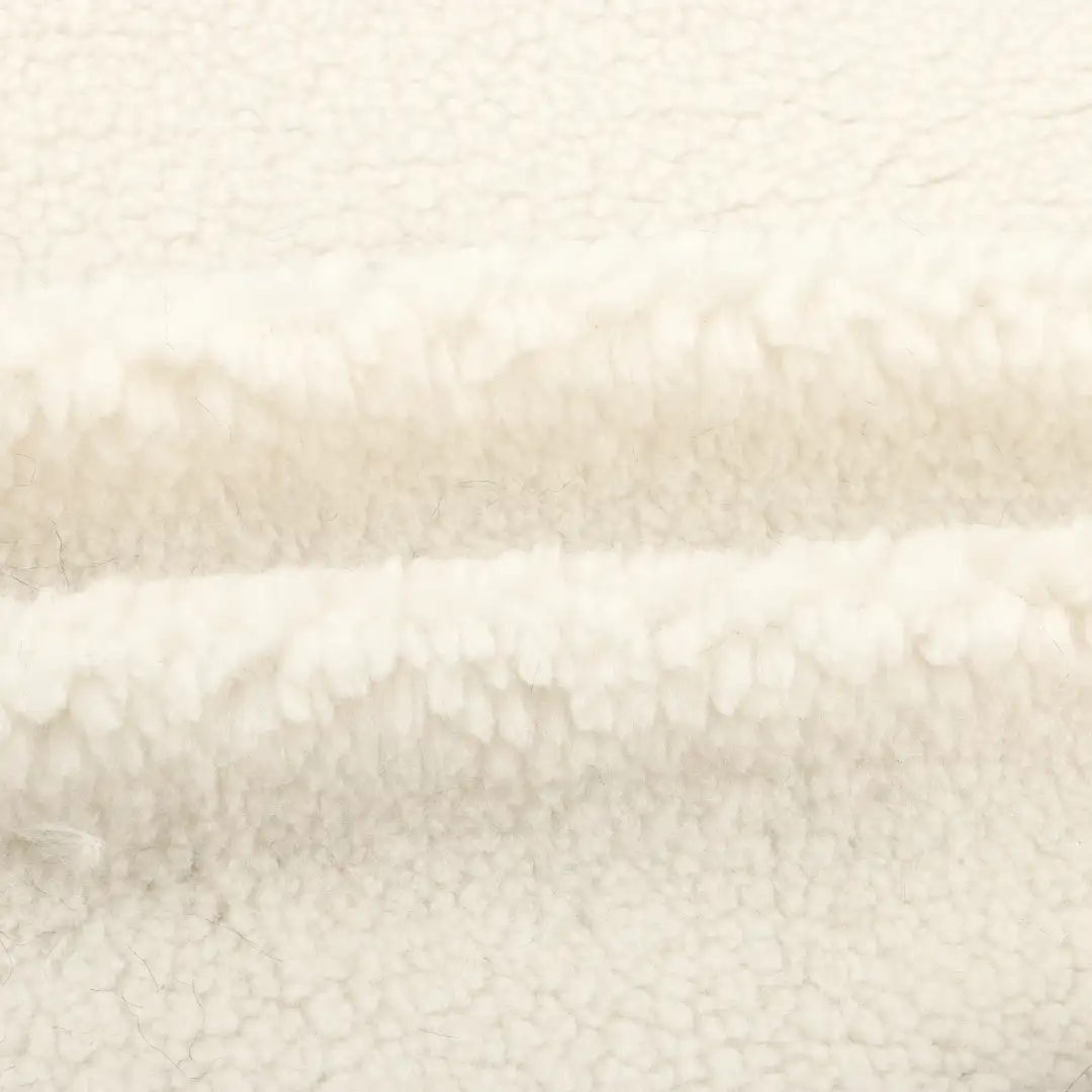 China Fabric for Jackets,Overcoat Sherpa Knit Fabric Polyester cream color buy from China wholesaler bulk order at wholesale price free worldwide shipping Alibaba
