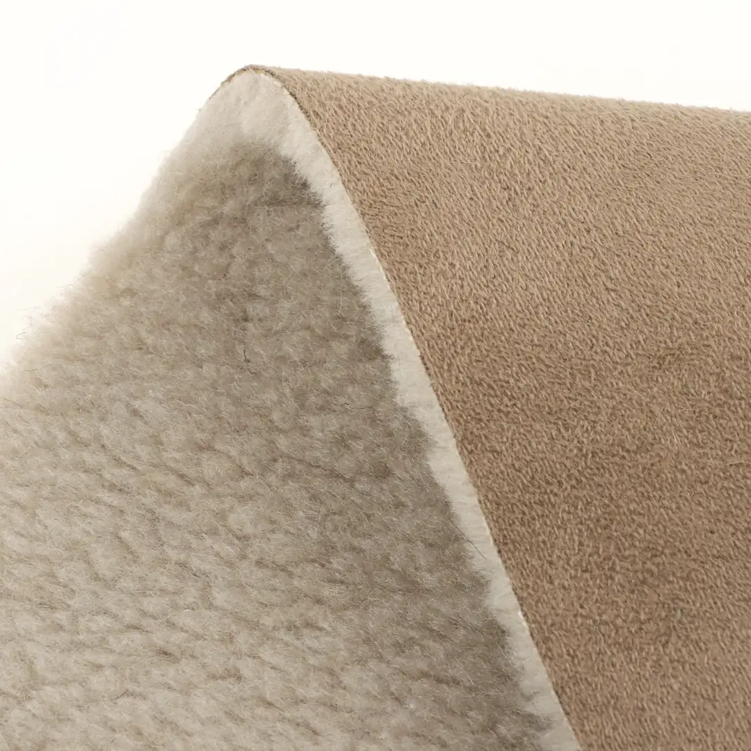 China Fabric for Jackets,Hoodie,Overcoat Bonded fabric Bonded fabric Polyester Khaki color buy from China wholesaler bulk order at wholesale price free worldwide shipping Alibaba