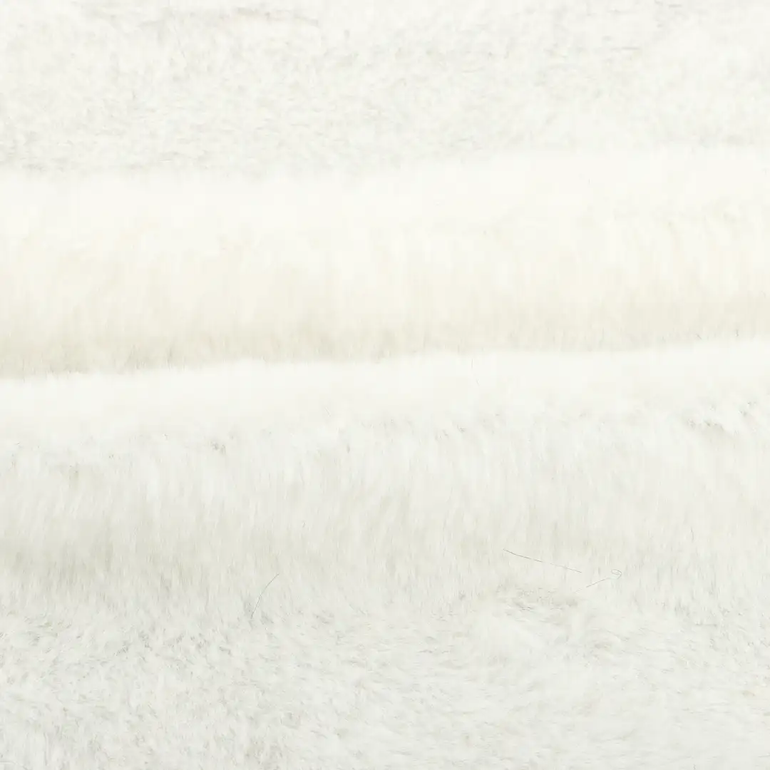 China Fabric for Jackets,Hoodie,Overcoat Fake Fur Knit Fabric Polyester white color buy from China wholesaler bulk order at wholesale price free worldwide shipping Alibaba