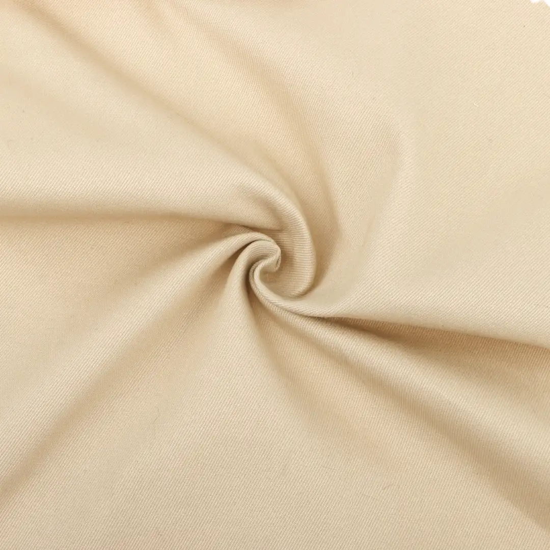 China Fabric for Pants,Jackets,Blazer,Trench Coat Cotton Twill Natural Woven Fabric Cotton Khaki color buy from China wholesaler bulk order at wholesale price free worldwide shipping Alibaba