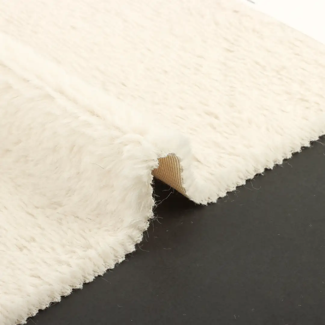 China Fabric for Jackets,Overcoat Fleece Knit Fabric Polyester cream color buy from China wholesaler bulk order at wholesale price free worldwide shipping Alibaba