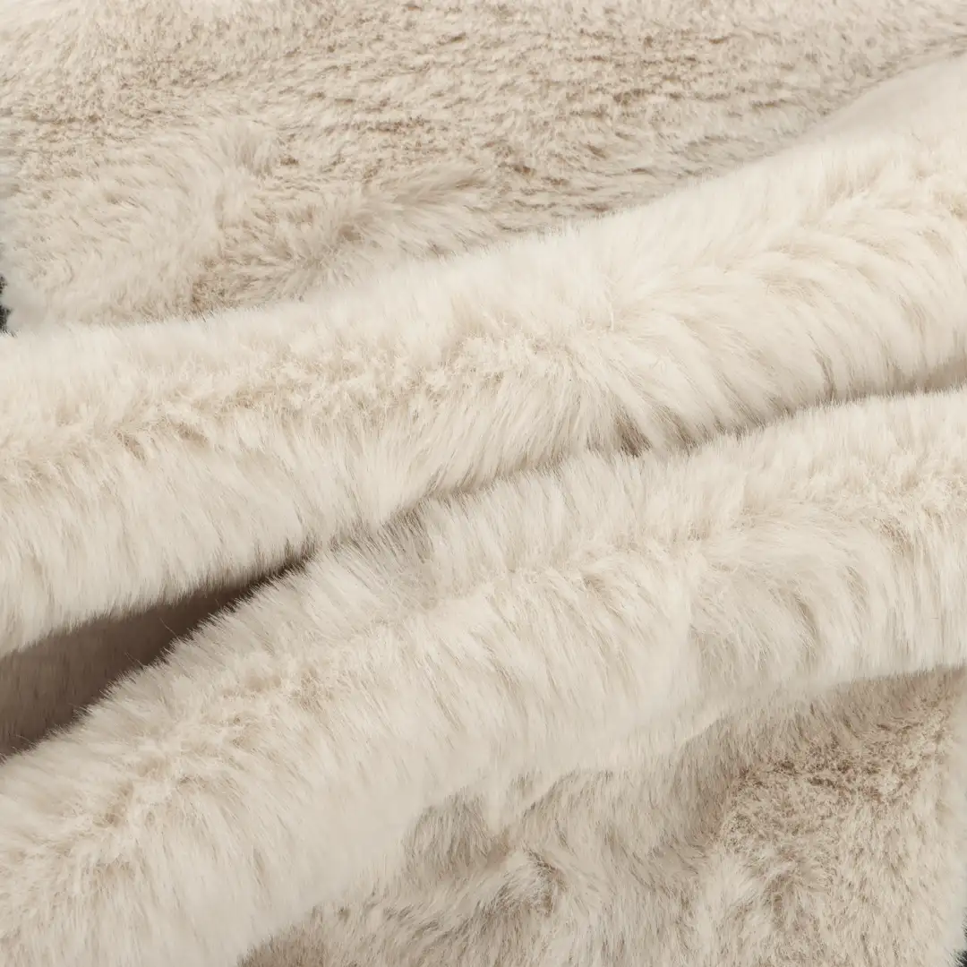 China Fabric for Jackets,Overcoat Fleece Knit Fabric Polyester cream color buy from China wholesaler bulk order at wholesale price free worldwide shipping Alibaba