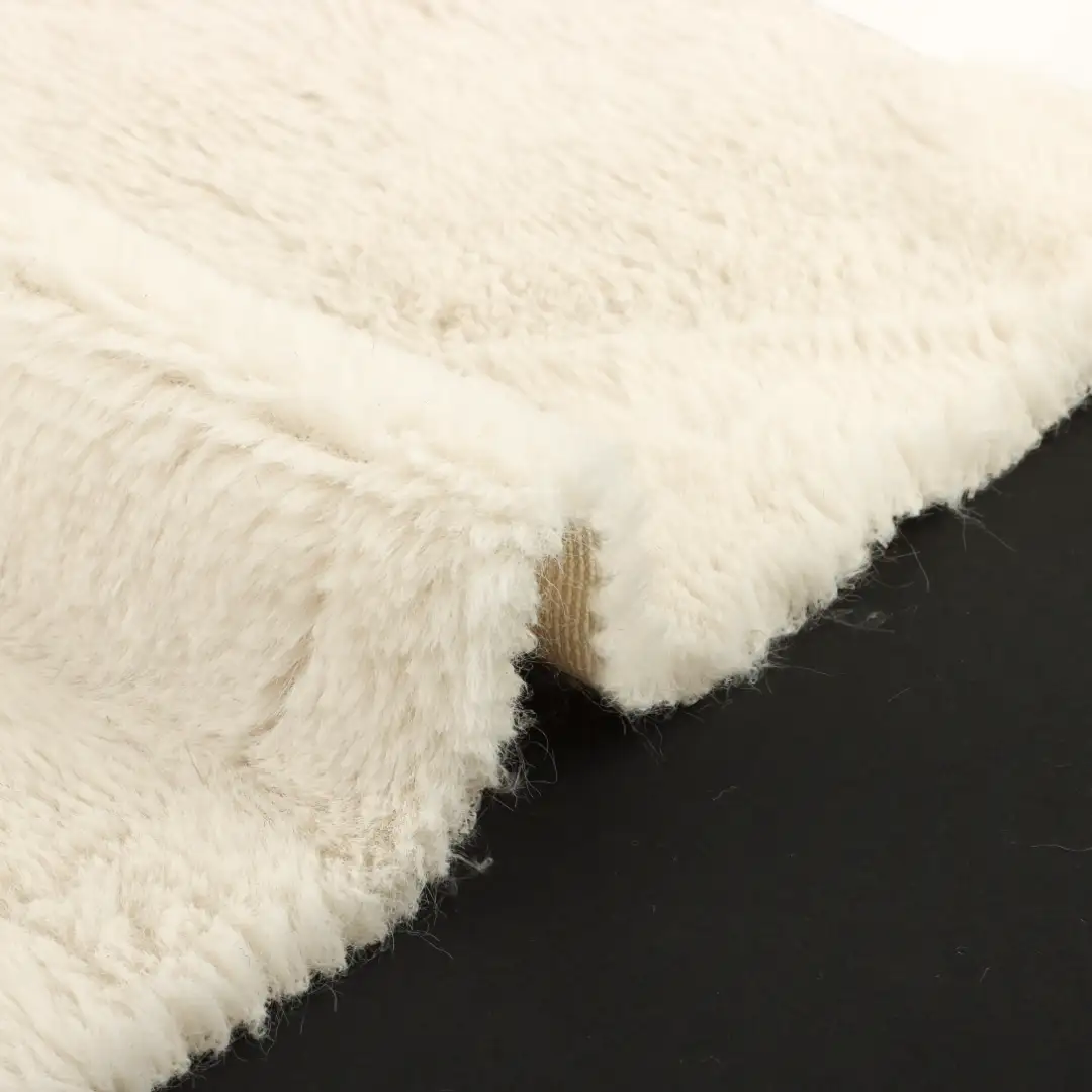 China Fabric for Jackets,Overcoat Fleece Knit Fabric Polyester cream color buy from China wholesaler bulk order at wholesale price free worldwide shipping Alibaba