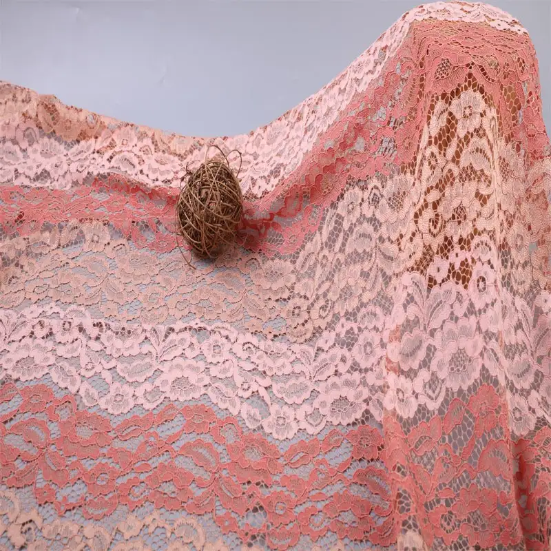China Fabric for Shirt,Skirt Lace Knit Fabric Polyester Navy color buy from China wholesaler bulk order at wholesale price free worldwide shipping Alibaba