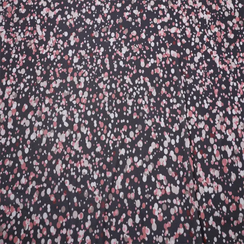 China Fabric for Shirt,Skirt Mesh Knit Fabric Spandex Polyester Black color buy from China wholesaler bulk order at wholesale price free worldwide shipping Alibaba