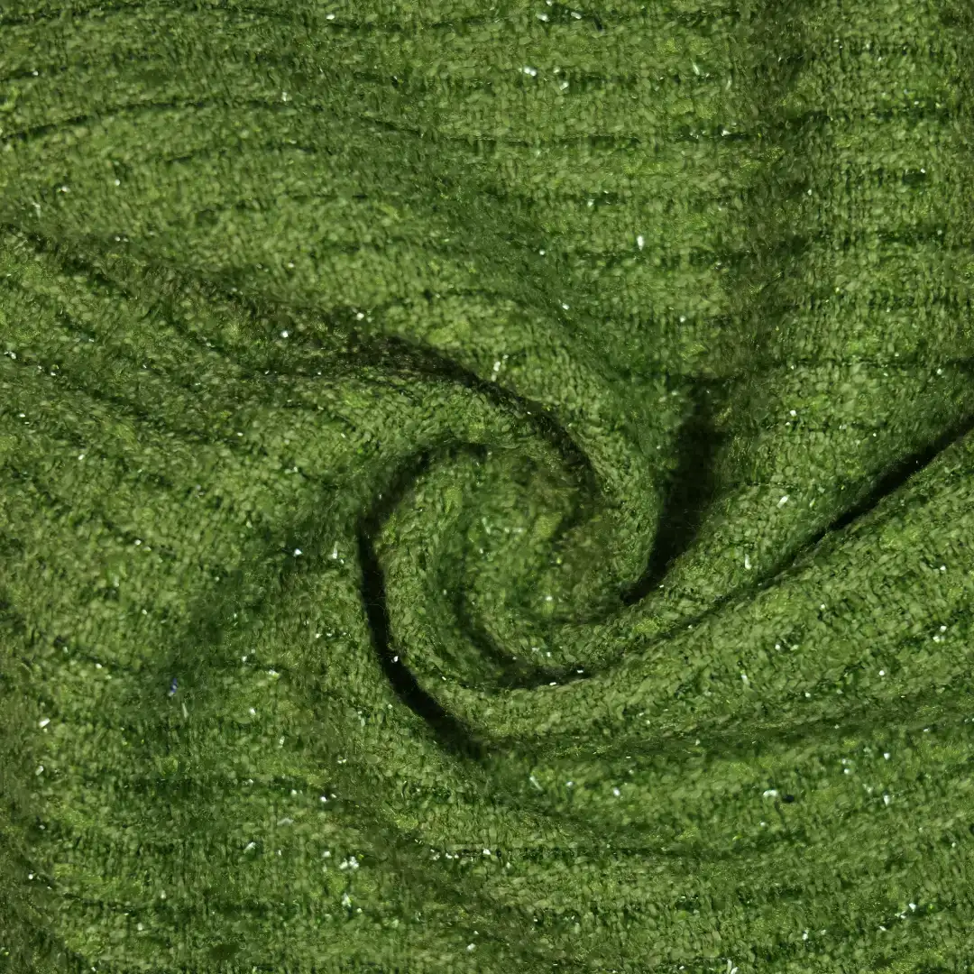 China Fabric for Jackets,Skirt,Suit,Uniform Chanel-Style Fabric Woolen Polyester Green color buy from China wholesaler bulk order at wholesale price free worldwide shipping Alibaba