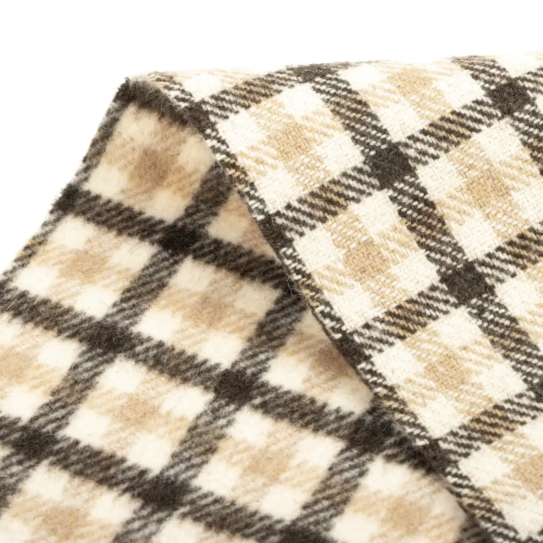 China Fabric for Blazer,Overcoat,Skirt  Woolen Tweed Woolen Other Wool check color buy from China wholesaler bulk order at wholesale price free worldwide shipping Alibaba