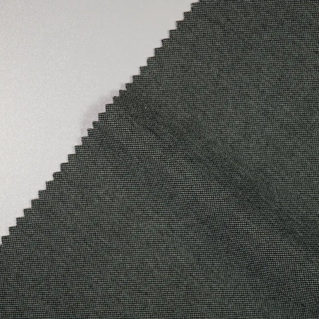 China Fabric for Jackets Interlock Knit Fabric Polyester Spandex grey color buy from China wholesaler bulk order at wholesale price free worldwide shipping Alibaba