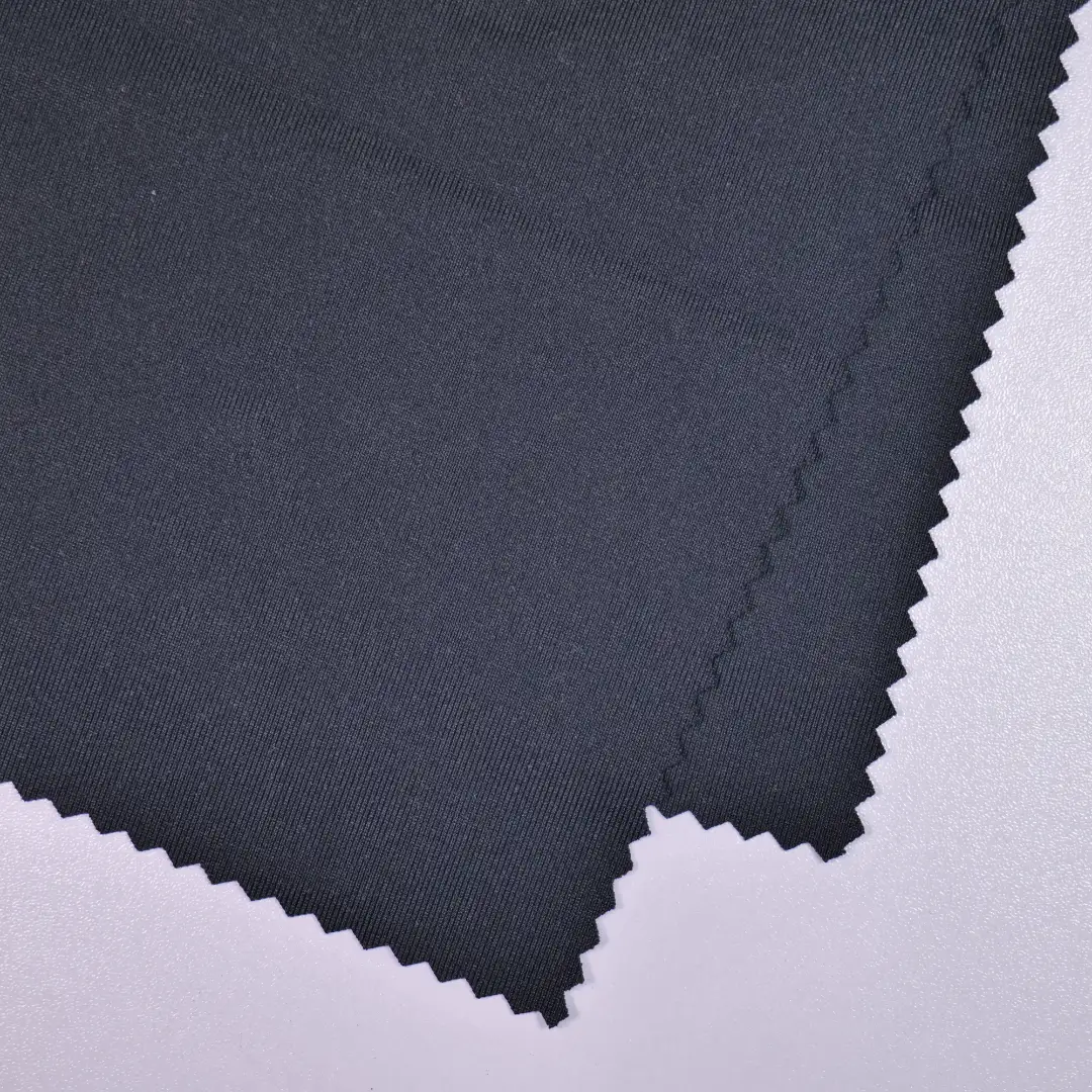 China Fabric for Jogger,Yoga Clothes,Swim shorts,Sports Bras Single Jersey Knit Fabric Nylon Spandex black color buy from China wholesaler bulk order at wholesale price free worldwide shipping Alibaba
