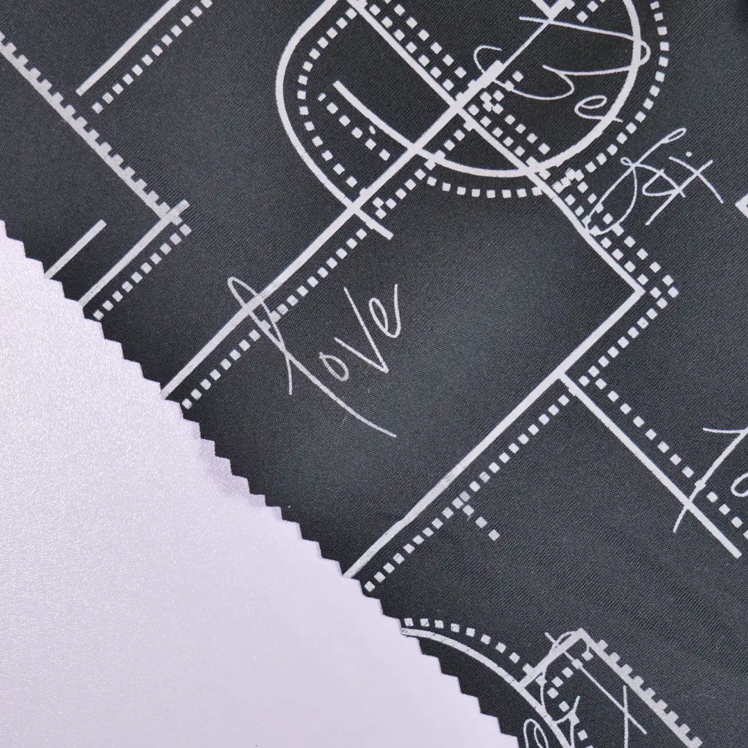 China Fabric for T-Shirt Super Stretch Knit Fabric Polyester Spandex white&black color buy from China wholesaler bulk order at wholesale price free worldwide shipping Alibaba