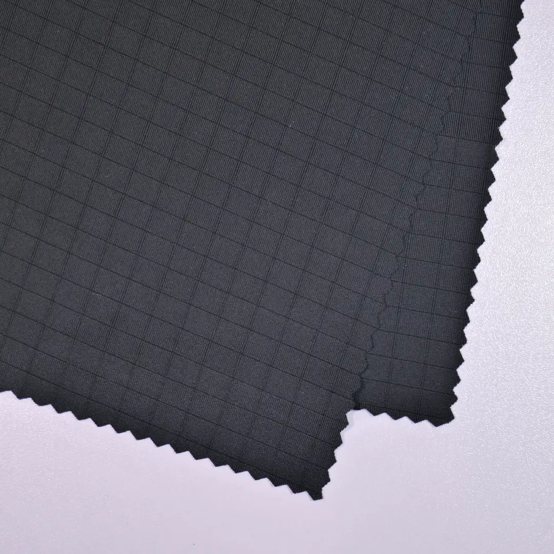 China Fabric for T-Shirt Jacquard Knit Fabric Nylon Polyester Spandex black color buy from China wholesaler bulk order at wholesale price free worldwide shipping Alibaba