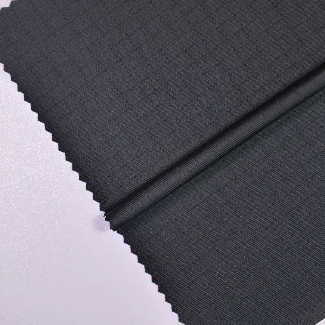 China Fabric for T-Shirt Jacquard Knit Fabric Nylon Polyester Spandex black color buy from China wholesaler bulk order at wholesale price free worldwide shipping Alibaba