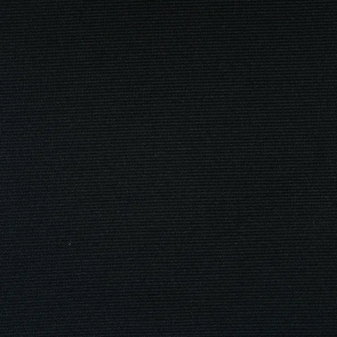 China Fabric for Jackets Ottoman Knit Fabric Polyester Spandex black color buy from China wholesaler bulk order at wholesale price free worldwide shipping Alibaba
