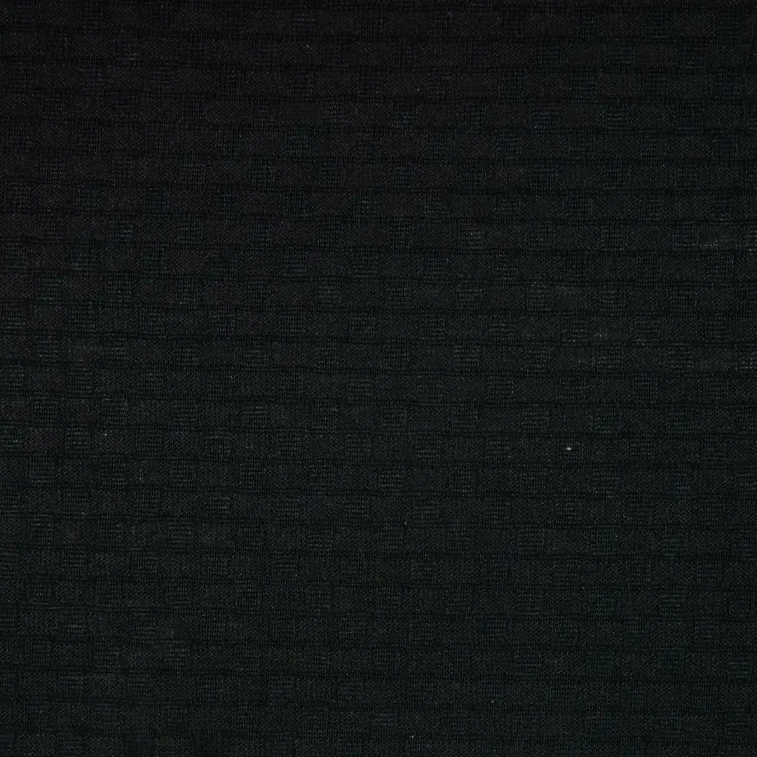 China Fabric for T-Shirt,Polo Shirt Jacquard Knit Fabric Polyester black color buy from China wholesaler bulk order at wholesale price free worldwide shipping Alibaba