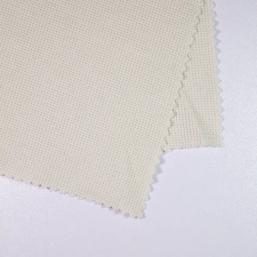 China Fabric for T-Shirt,Polo Shirt Jacquard Knit Fabric Cotton Polyester Spandex Beige color buy from China wholesaler bulk order at wholesale price free worldwide shipping Alibaba