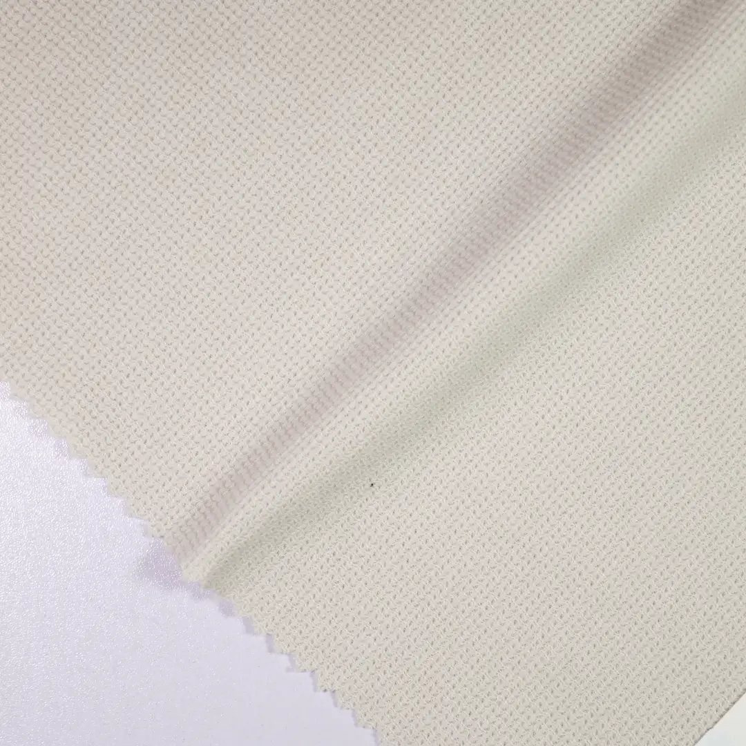 China Fabric for T-Shirt,Polo Shirt Jacquard Knit Fabric Cotton Polyester Spandex Beige color buy from China wholesaler bulk order at wholesale price free worldwide shipping Alibaba