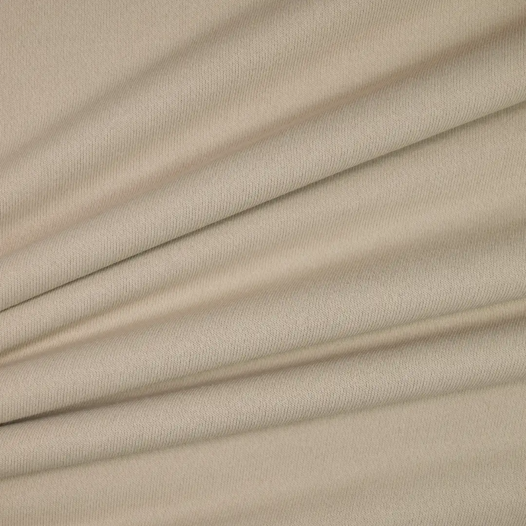 China Fabric for T-Shirt,Skirt,Shorts,Strap Midi Dress French Terry Knit Fabric Polyester beige color buy from China wholesaler bulk order at wholesale price free worldwide shipping Alibaba