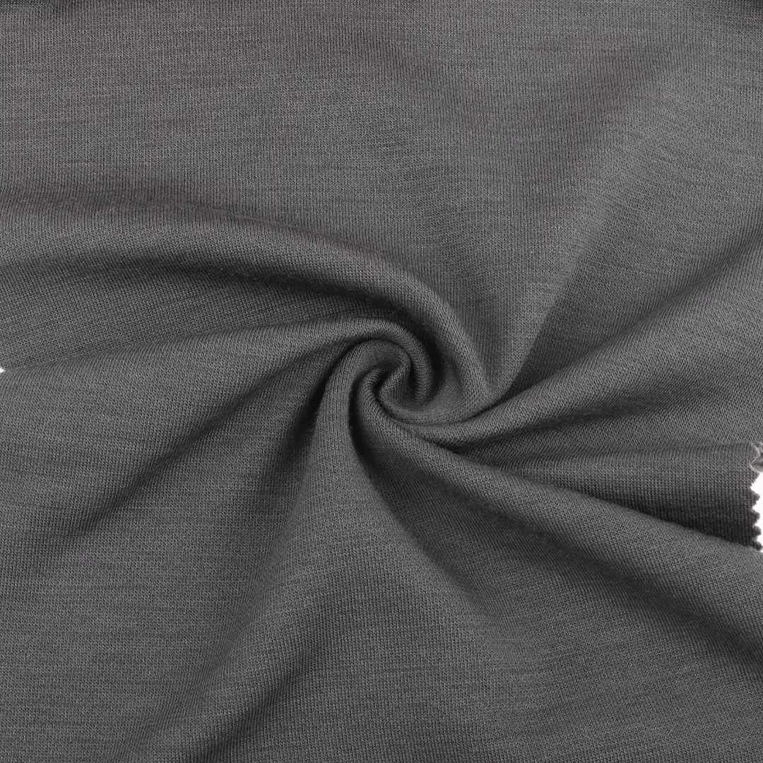 China Fabric for Hoodie,Sweatshirt Fleece Knit Fabric Wool Polyester Elastane brown color buy from China wholesaler bulk order at wholesale price free worldwide shipping Alibaba