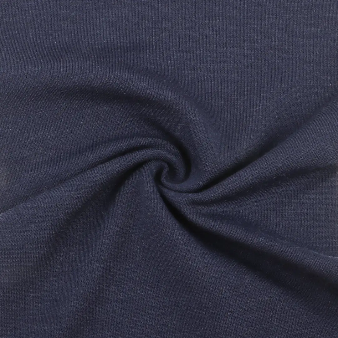 China Fabric for Hoodie Fleece Knit Fabric Wool Polyester Graphene Elastane blue color buy from China wholesaler bulk order at wholesale price free worldwide shipping Alibaba
