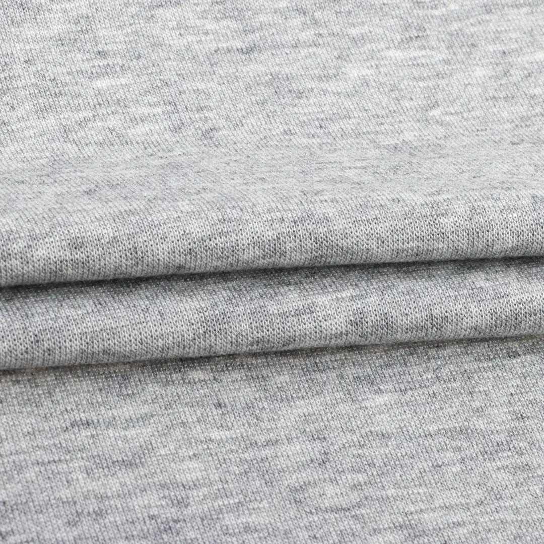 China Fabric for T-Shirt,Polo Shirt,Sweatshirt Rib Knit Fabric Acrylic Modal Wool Elastane melange color buy from China wholesaler bulk order at wholesale price free worldwide shipping Alibaba