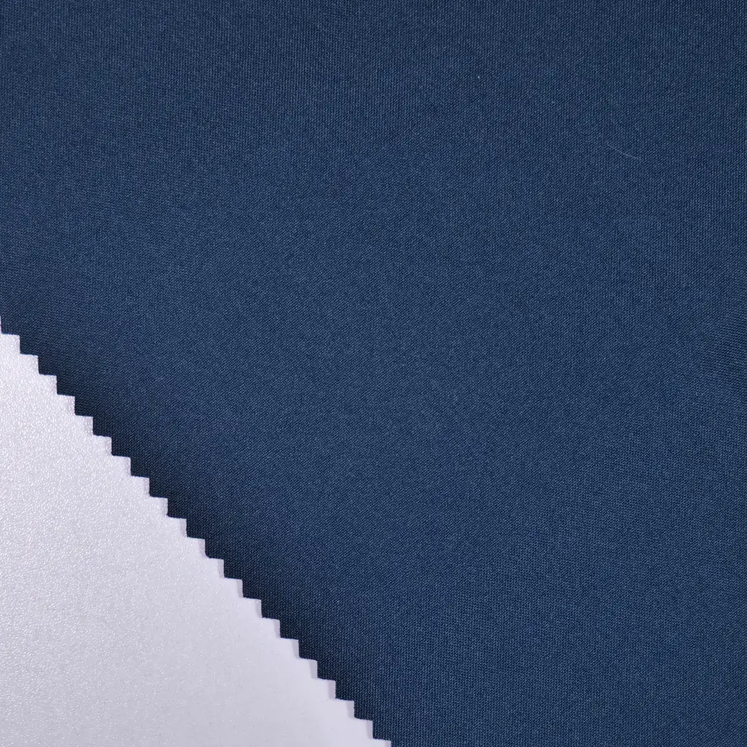 China Fabric for Uniform Bonded fabric Bonded fabric Polyester Dark blue color buy from China wholesaler bulk order at wholesale price free worldwide shipping Alibaba