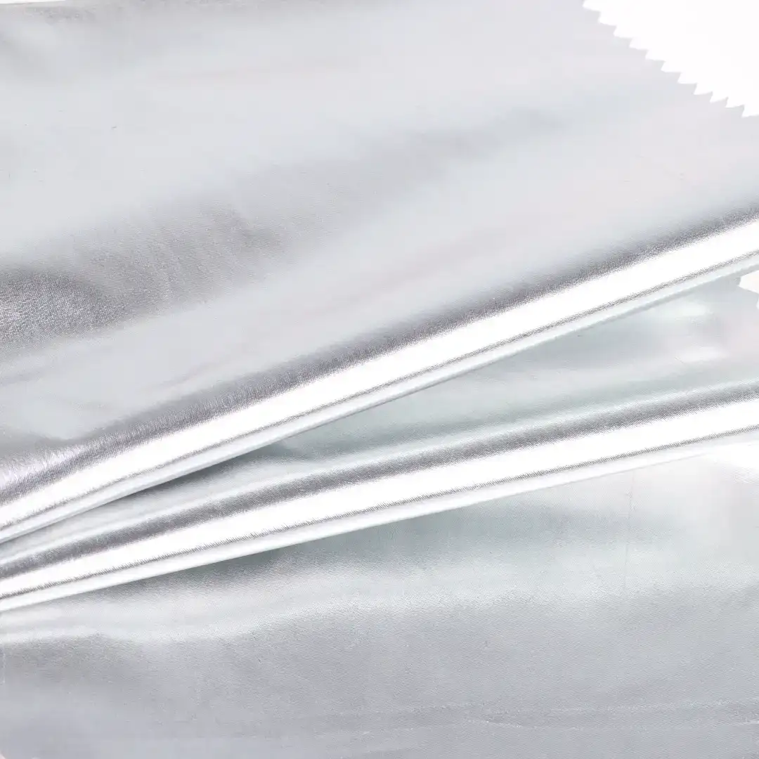 China Fabric for Jackets,Down Jacket,Padded Jacket,Waist coat Polyester Pongee Synthetic Woven Fabric Polyester silver color buy from China wholesaler bulk order at wholesale price free worldwide shipping Alibaba