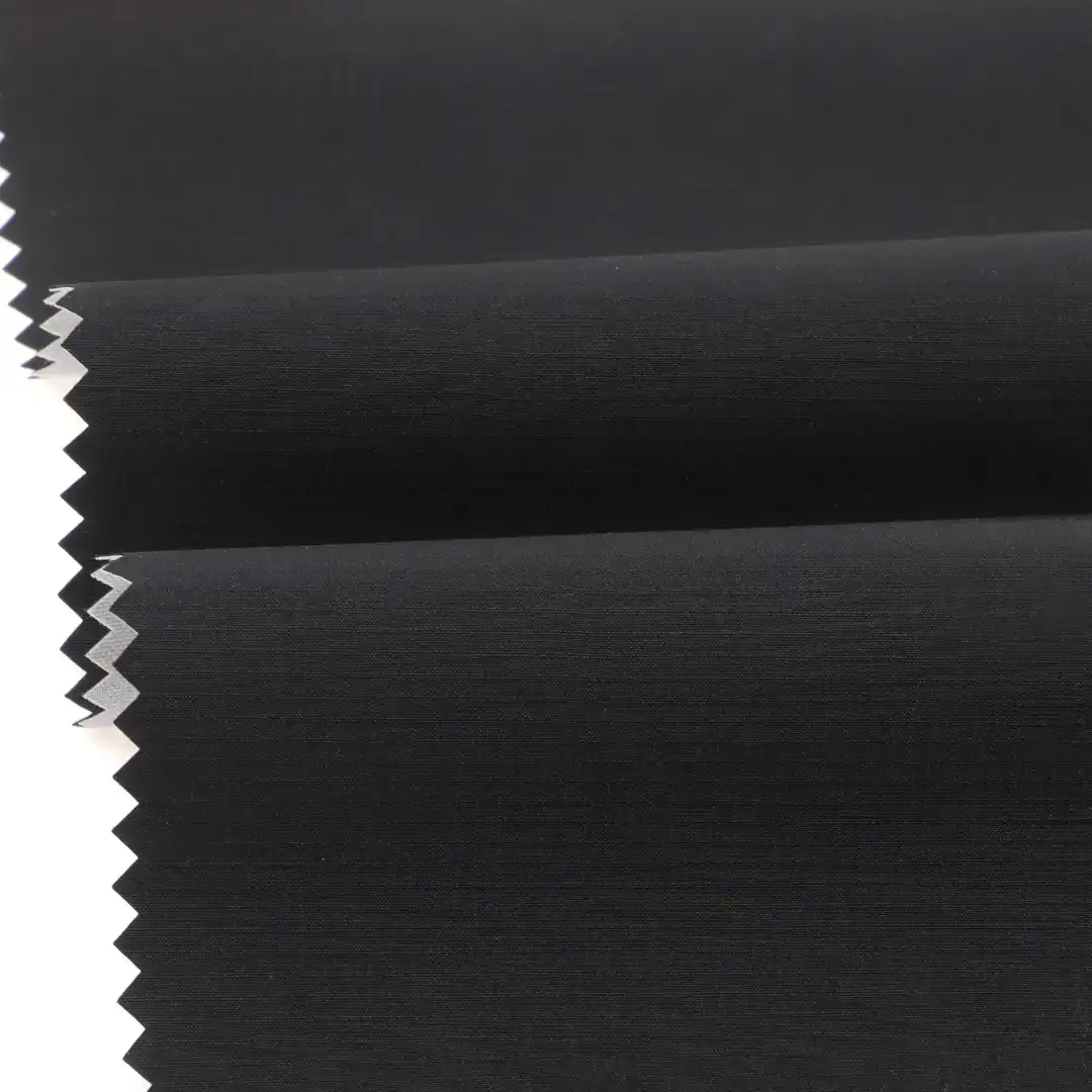 China Fabric for Jackets,Jogger,Down Jacket,Padded Jacket Composite fabric Synthetic Woven Fabric Polyester Black color buy from China wholesaler bulk order at wholesale price free worldwide shipping Alibaba