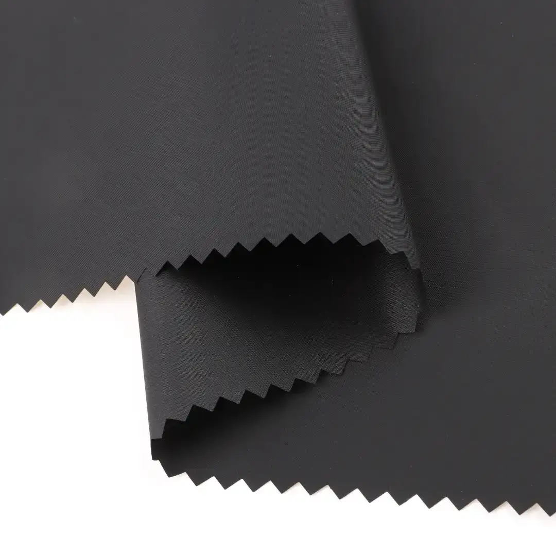 China Fabric for Jackets,Down Jacket,Padded Jacket Polyester Taffeta Synthetic Woven Fabric Polyester Black color buy from China wholesaler bulk order at wholesale price free worldwide shipping Alibaba