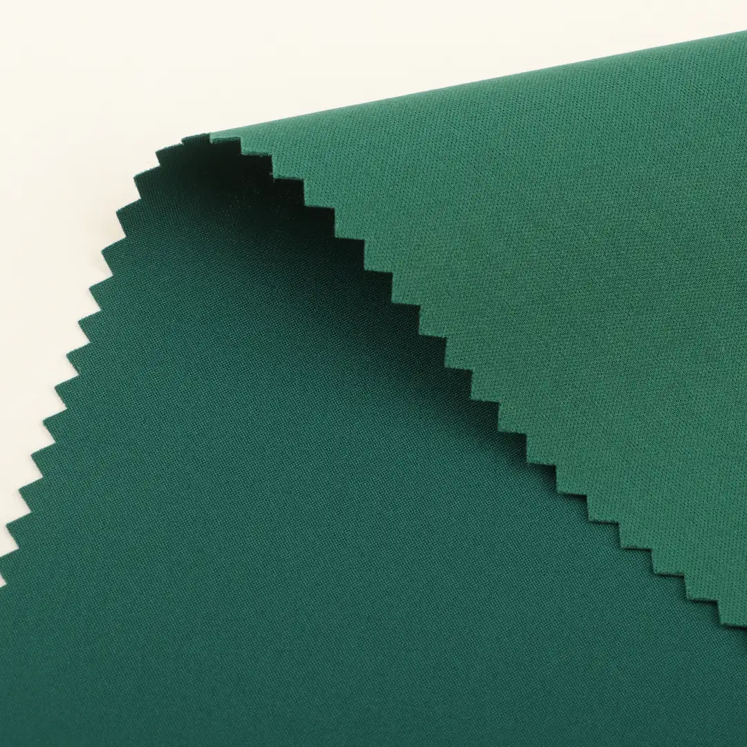 China Fabric for Skirt ,Tracksuits,Slim Fit Straight Casual Trousers Bonded fabric Bonded fabric Polyester green color buy from China wholesaler bulk order at wholesale price free worldwide shipping Alibaba