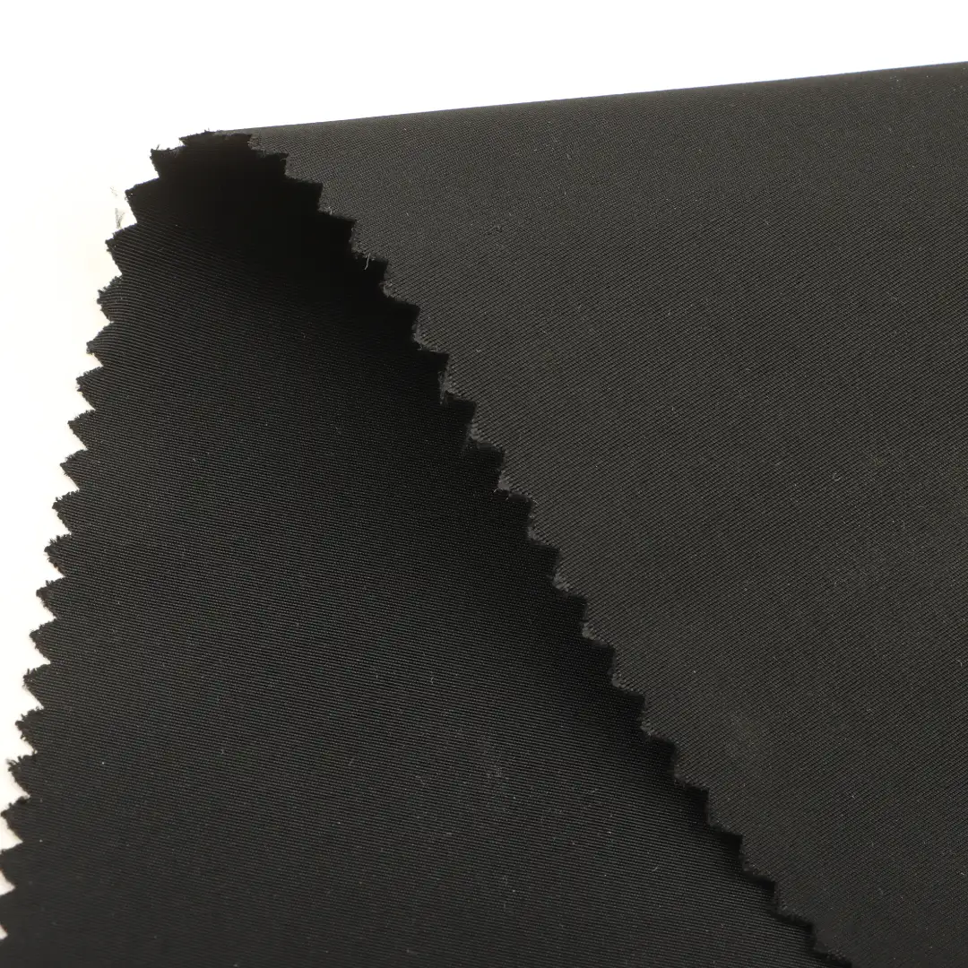 China Fabric for Trench Coat,Suit Polyester Imitation Memory Fabric Synthetic Woven Fabric Polyester black color buy from China wholesaler bulk order at wholesale price free worldwide shipping Alibaba