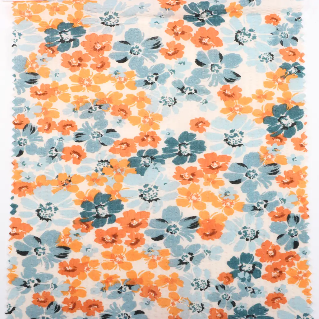 China Fabric for Blouse,Crop Top,Skirt,Dresses (Cardigan Open) ,Skirt ,Loungewear Crepe Natural Woven Fabric Cotton printing color buy from China wholesaler bulk order at wholesale price free worldwide shipping Alibaba