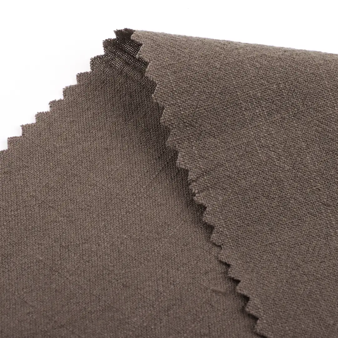 China Fabric for Blouse,Crop Top,Loungewear Cotton Crepe Natural Woven Fabric Cotton brown color buy from China wholesaler bulk order at wholesale price free worldwide shipping Alibaba