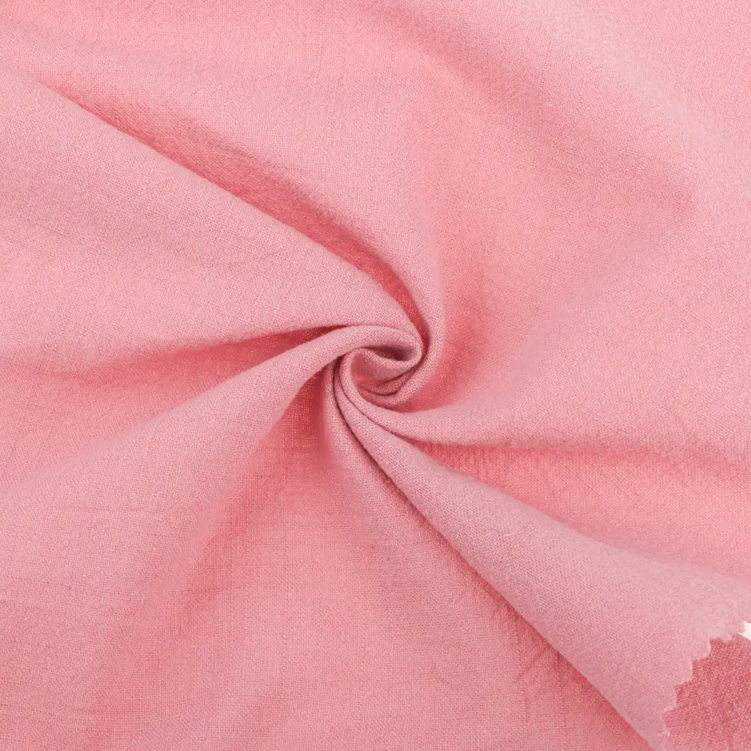 China Fabric for Blouse,Crop Top,Loungewear Cotton Crepe Natural Woven Fabric Cotton dirty pink color buy from China wholesaler bulk order at wholesale price free worldwide shipping Alibaba