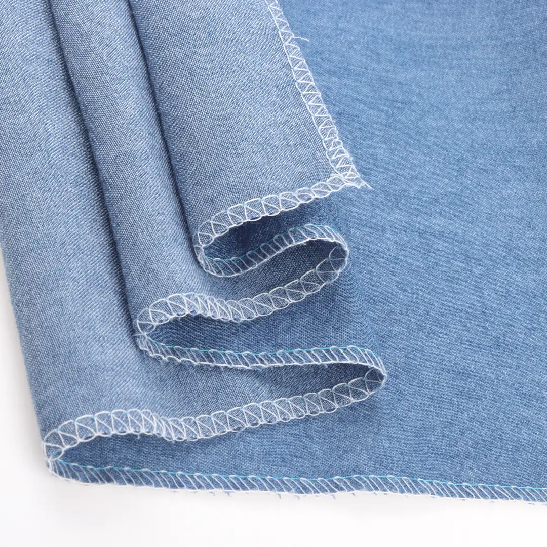 China Fabric for Shirt,Blouse Tencel/Cotton Denim Denim Cotton Lyocell indigo color buy from China wholesaler bulk order at wholesale price free worldwide shipping Alibaba