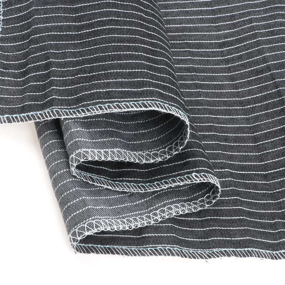 China Fabric for Shirt,Blouse Tencel/Cotton Denim Denim Cotton Lyocell STRIPE color buy from China wholesaler bulk order at wholesale price free worldwide shipping Alibaba